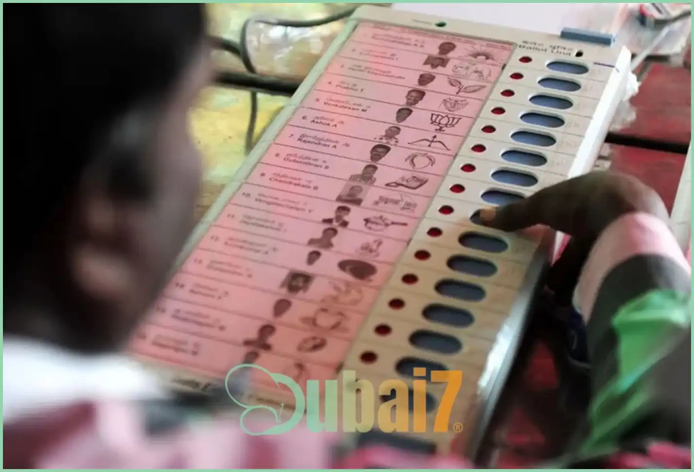 Electronic voting machine in India