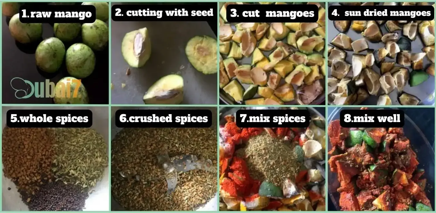 Punjabi Style Mango Pickle Recipe