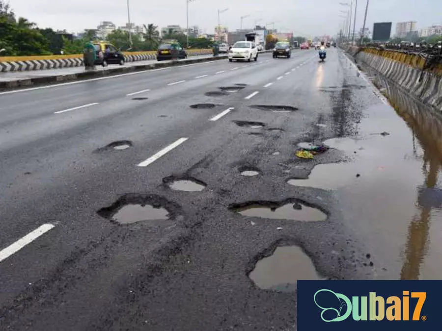 Broken roads.