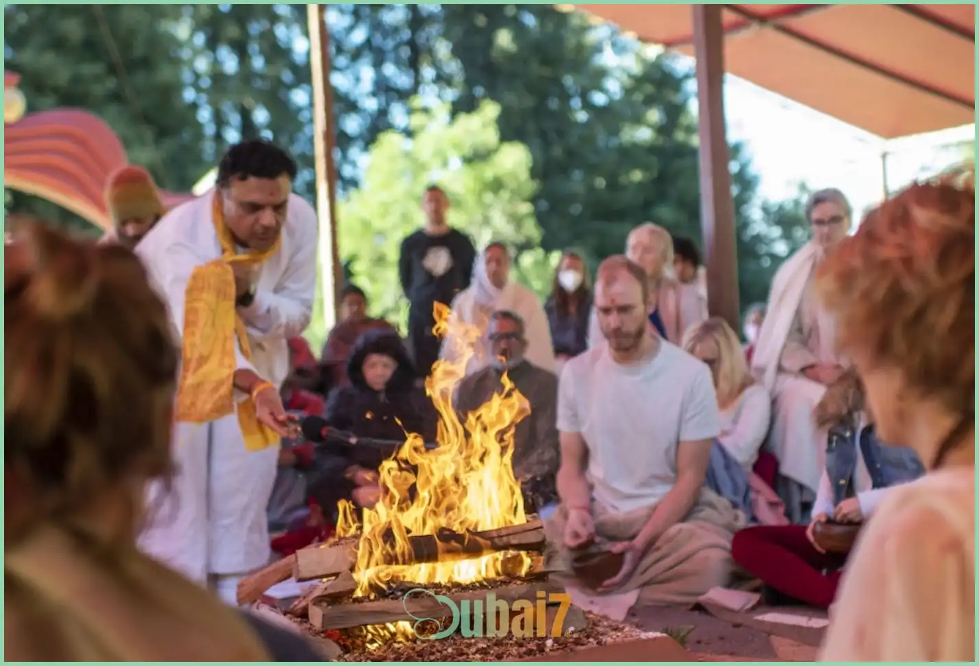 Fire Ritual on Guru Purnima