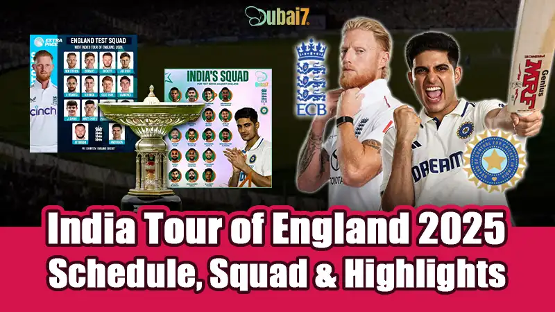 India Tour of England 2025 | Schedule, Squad & Highlights