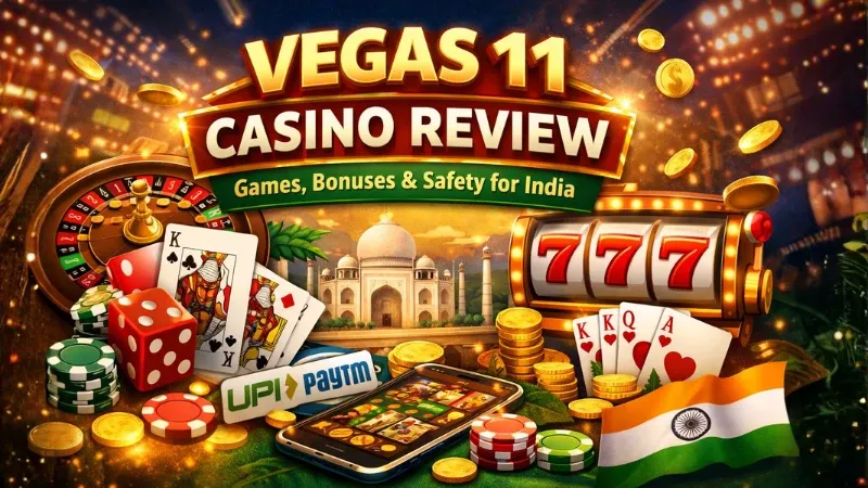 Vegas 11 Casino Review – Games, Bonuses & Safety for India