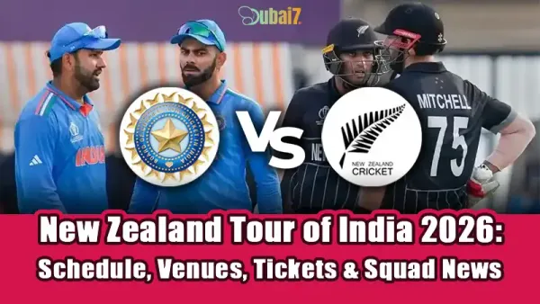 New Zealand Tour of India 2026: Schedule, Venues, Tickets & Squad News