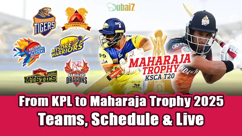 Maharaja Trophy KSCA T20 2025: Teams, Players, Schedule, and Where to Watch