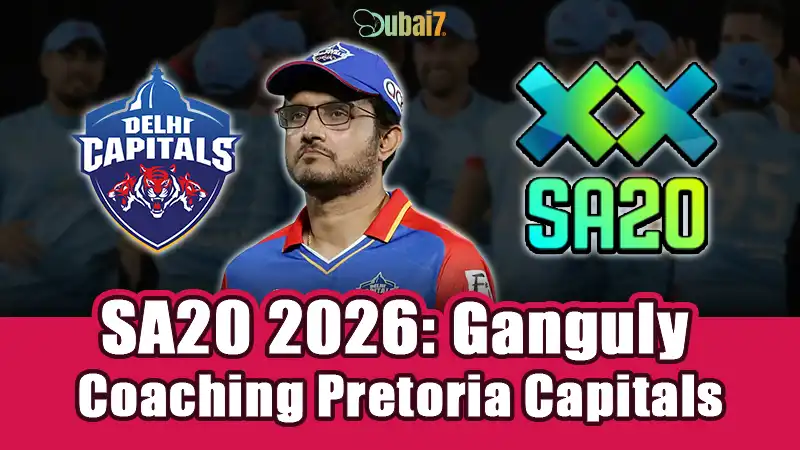 SA20 2026: Ganguly’s First Coaching Job With Pretoria Capitals