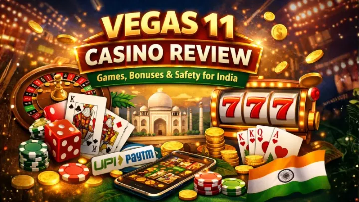 Vegas 11 Casino Review – Games, Bonuses & Safety for India