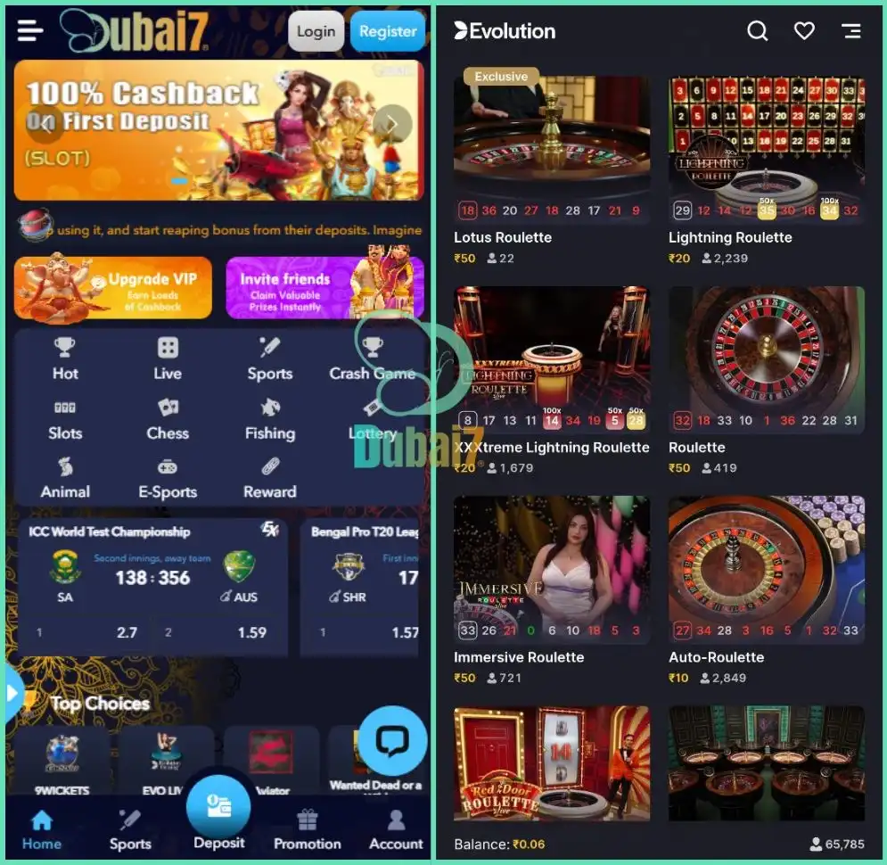 Onine Roulette on Dubai7