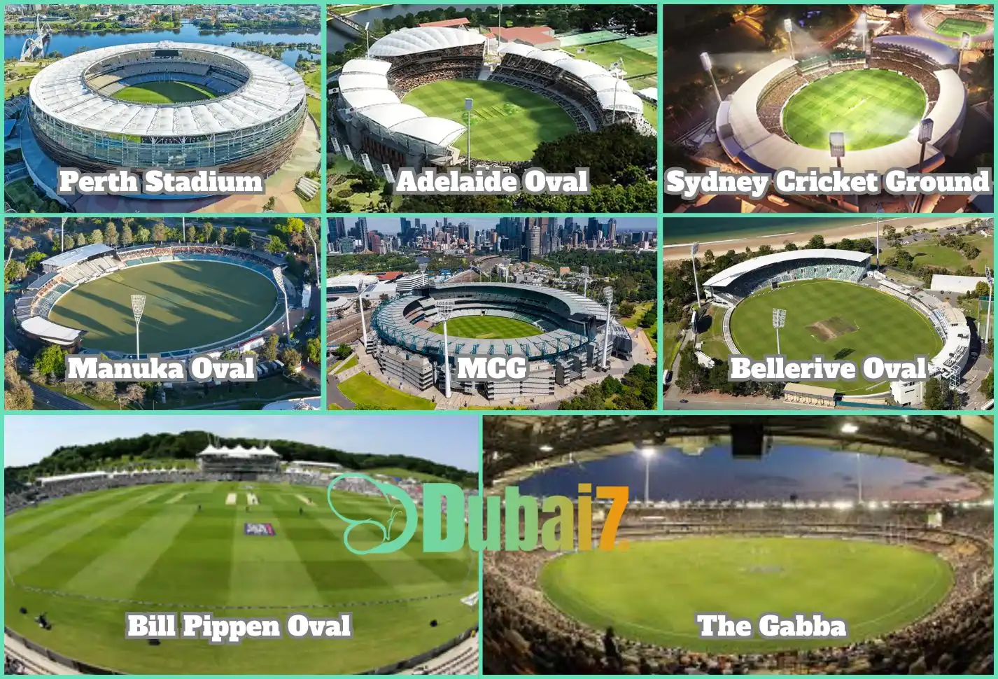 India Tour of Australia 2025 Eight Cricket Venues