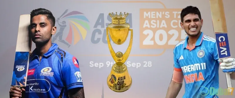 Asia Cup 2025 - Indian captain Suryakumar Yadav and vice-captain Shubman Gill.