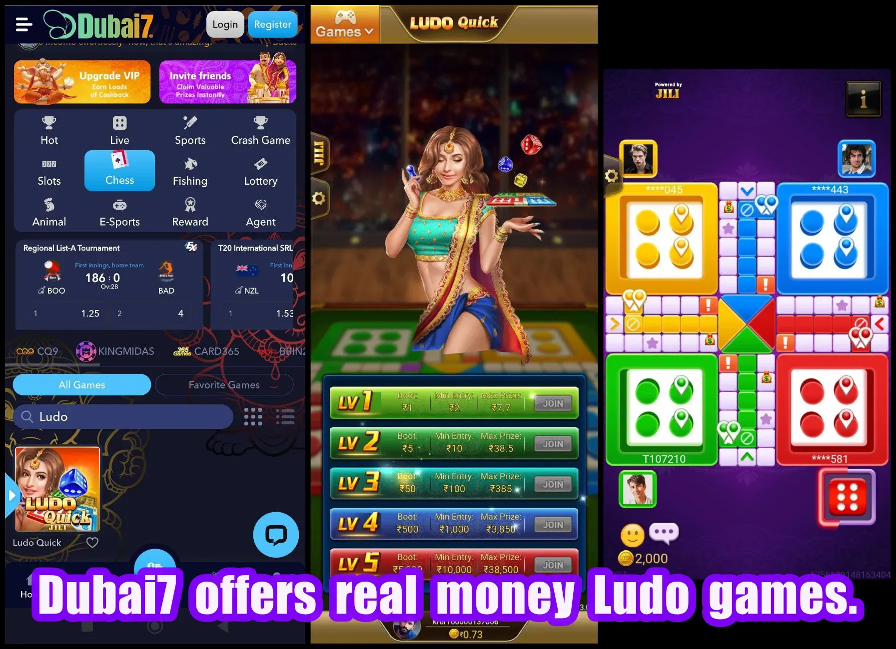 Play Real Money Ludo