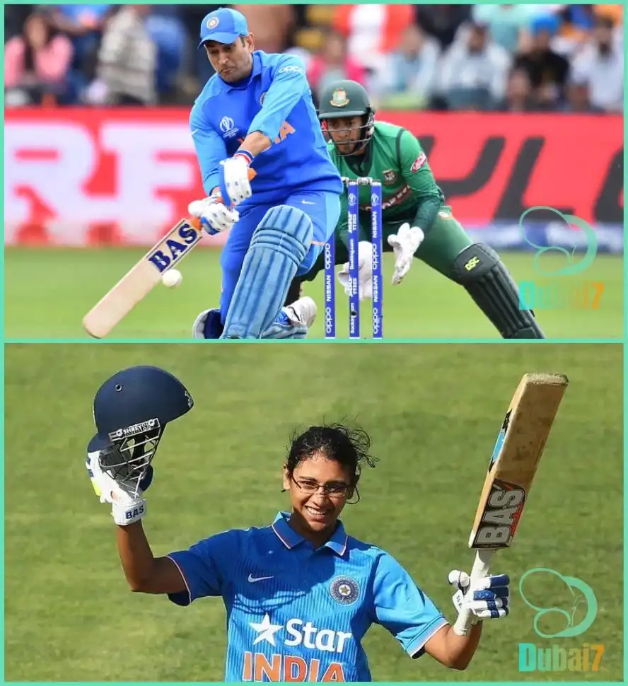 MS Dhoni and Smriti Mandhana