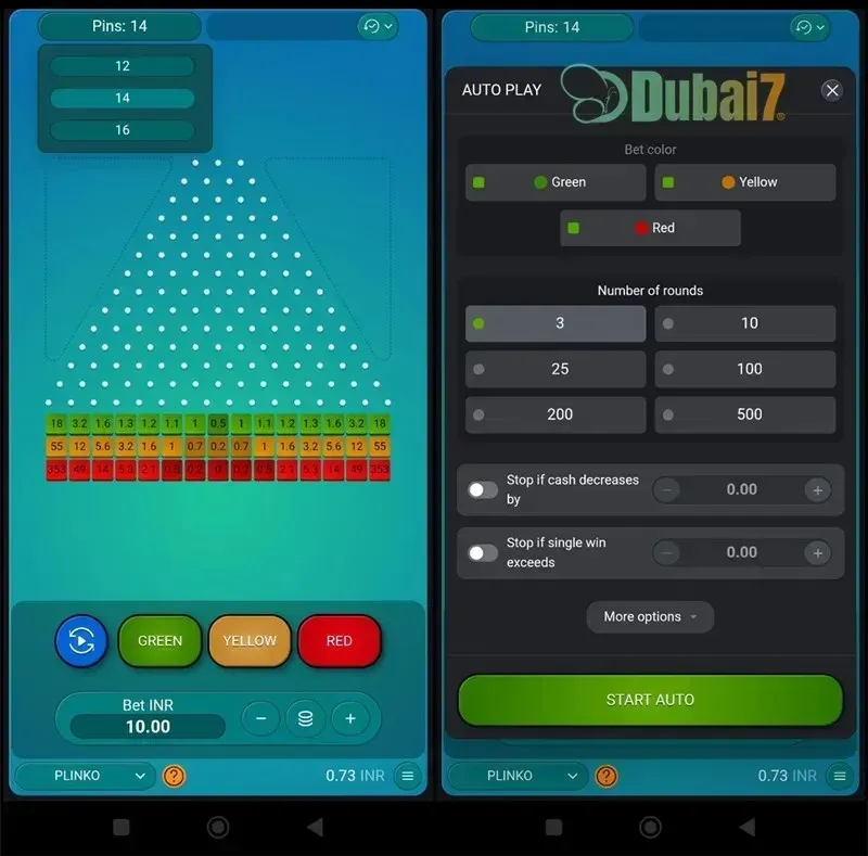 Online Real Money Plinko Gameplay