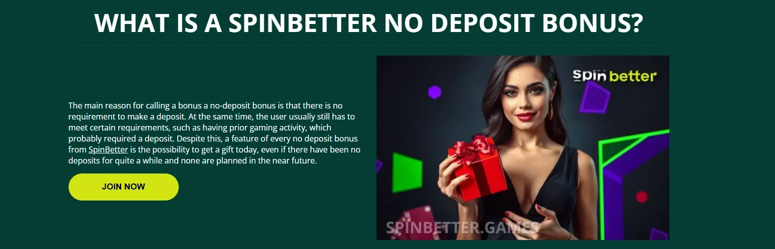 SpinBetter No Deposit Bonus Promotion