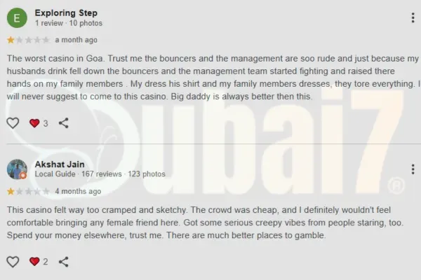 Cadillac Diamond Casino Google Reviews