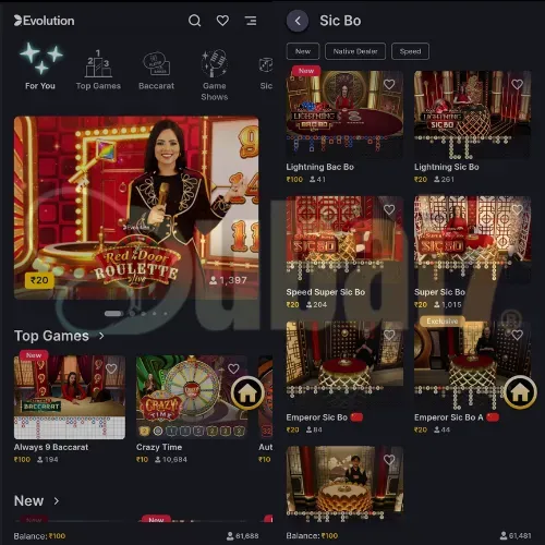 Play at the online casino now