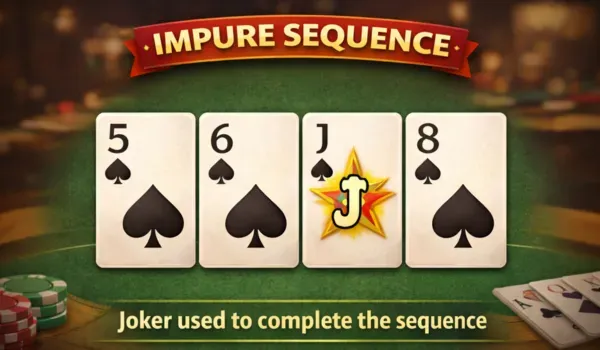 Rummy Impure Sequence