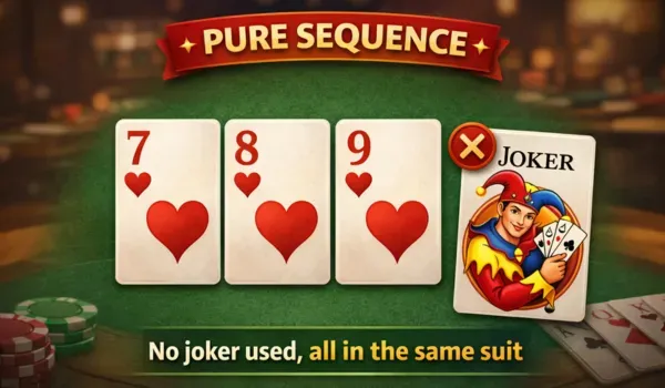 Rummy Pure Sequence 