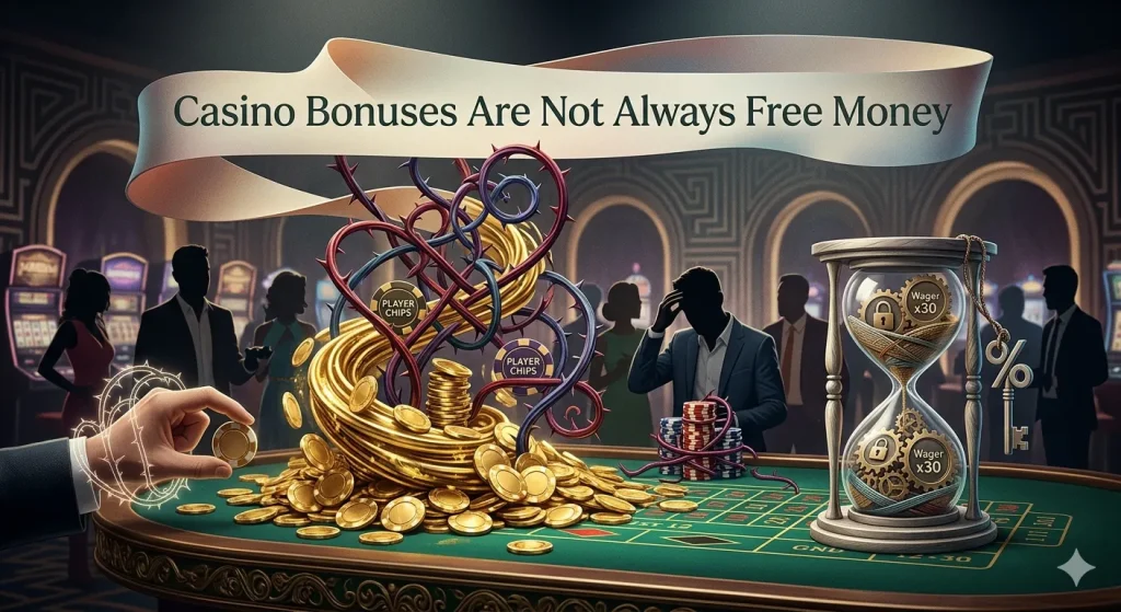 Casino Bonuses Are Not Always Free Money