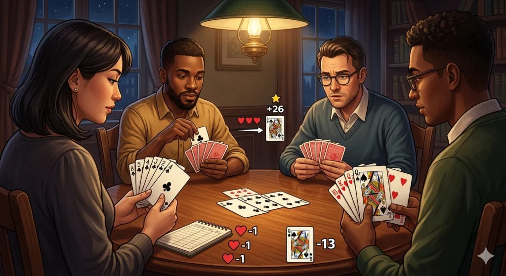 Hearts Card Game Rules, Scoring & Strategy Guide
