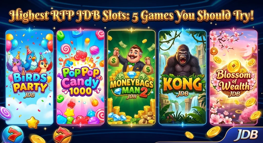 Highest RTP JDB Slots 5 Games You Should Try!