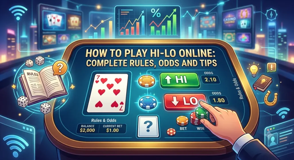 How to Play Hi-Lo Online Complete Rules, Odds and Tips