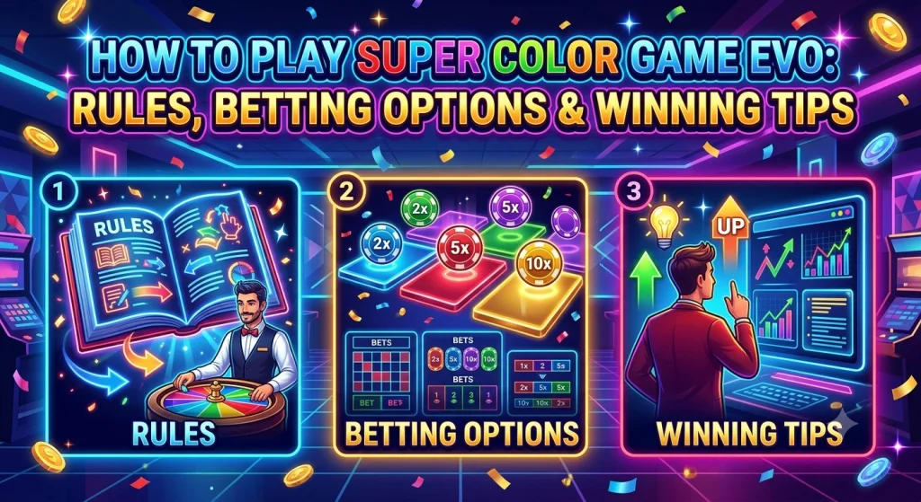 How to Play Super Color Game EVO Rules, Betting Options & Winning Tips