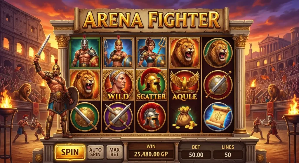 Arena Fighter Slot Review – Battle for Glory in Ancient Rome
