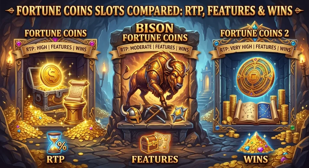Fortune Coins Slots Compared RTP, Features & Wins