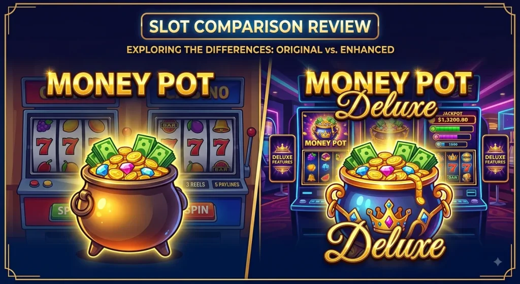 Money Pot vs Money Pot Deluxe Complete Slot Comparison Review