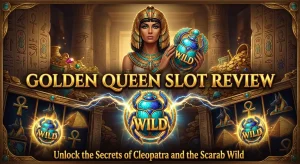 Golden Queen Slot Review Unlock the Secrets of Cleopatra and the Scarab Wild