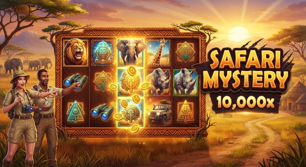 Safari Mystery Slot Review – A Wild African Adventure with 10,000x Potential