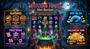 Witches Night Slot Review Features, RTP, Free Spins and Maximum Win